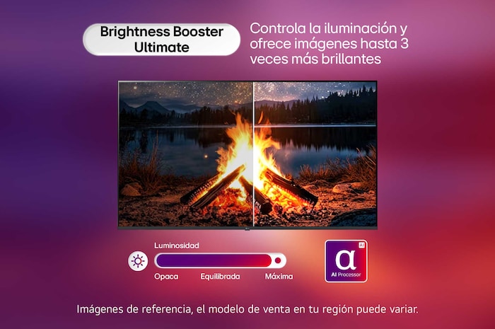 Contraste Smart TV LG OLED evo AI G5 4K